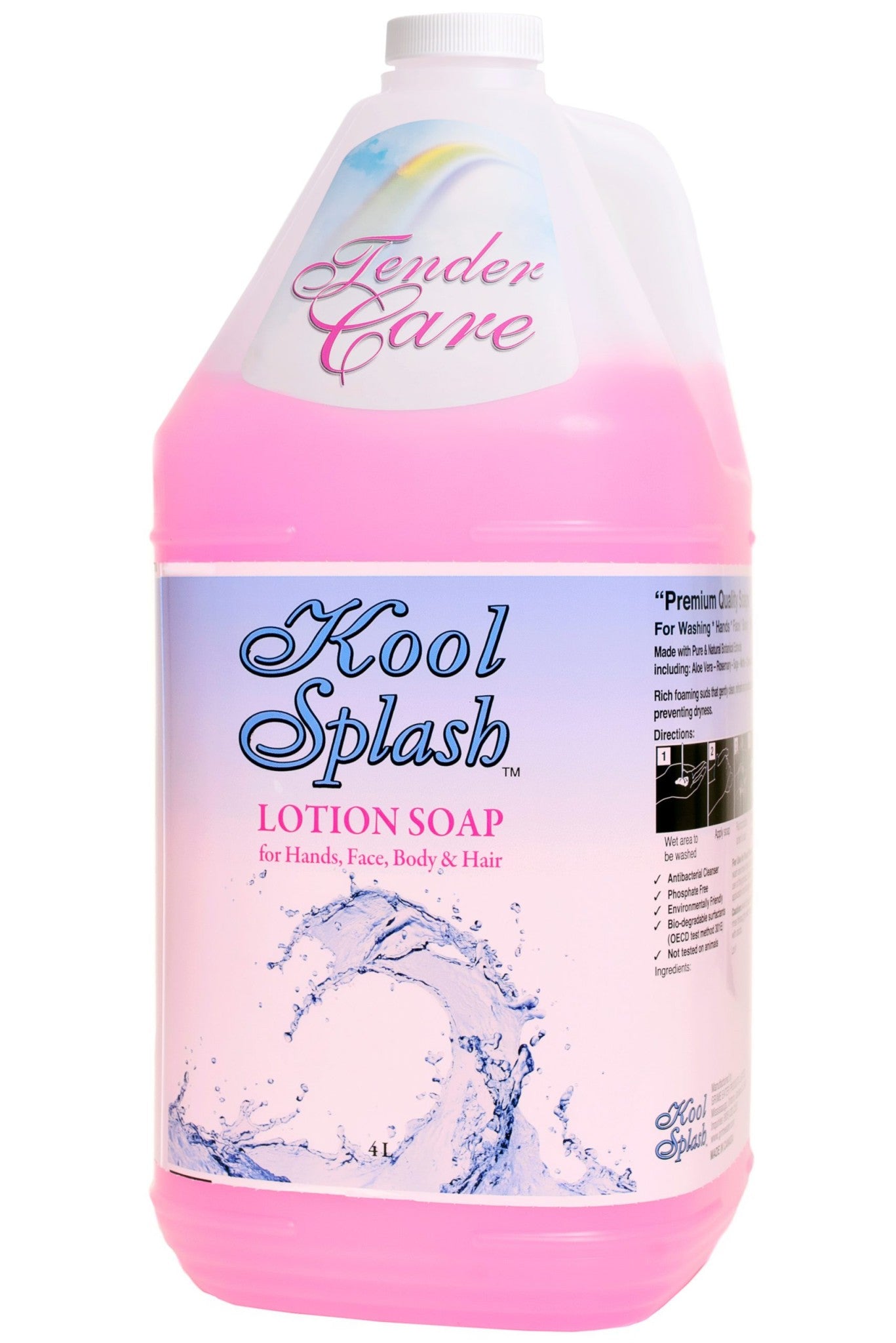 Kool Splash Tender Care Lotion Soap 4L