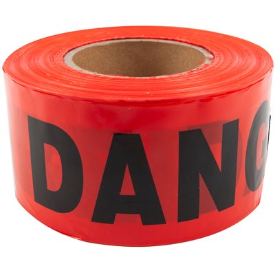 Red Danger Tape 1000 x 3