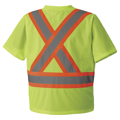 Hi-Vis Safety T-Shirts Polyester Mesh