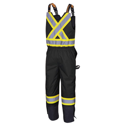 Hi-Vis Waterproof Quilted Safety Overalls