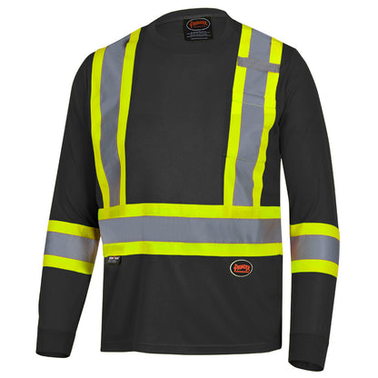 Bird's-Eye Long-Sleeved Safety Shirts