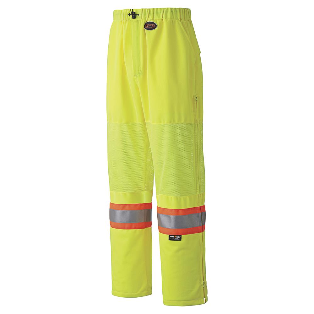 Traffic Safety Pants - Poly Knit - Mesh Leg Panels