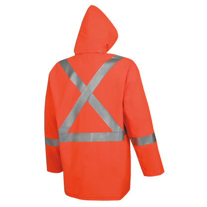 FR Waterproof Hi-Vis Safety Long Coats