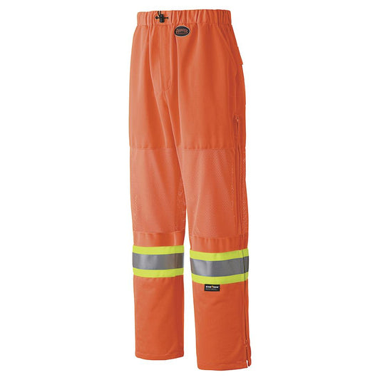 Traffic Safety Pants - Poly Knit - Mesh Leg Panels