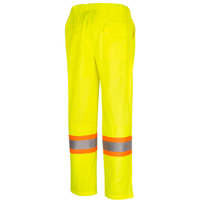 Women's Hi-Vis Traffic Safety Pants - Mesh Leg Panels