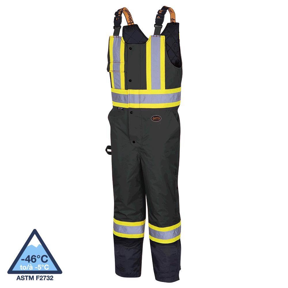 Hi-Vis Waterproof Quilted Safety Overalls