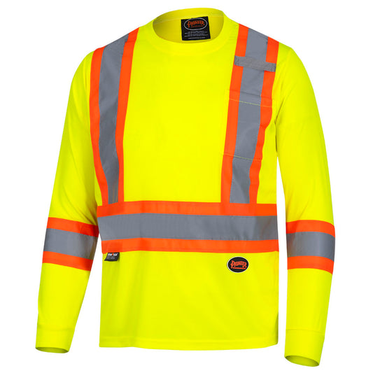 Bird's-Eye Long-Sleeved Safety Shirts