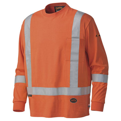 FR/Arc Rated Long-Sleeved Safety Shirts - 100% Cotton