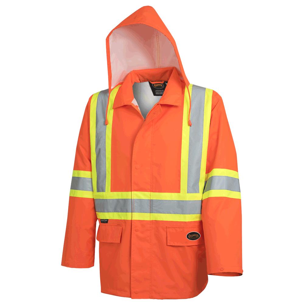 Waterproof Safety Jackets - "The Rock  " - PU Coated 300D Oxford Polyester