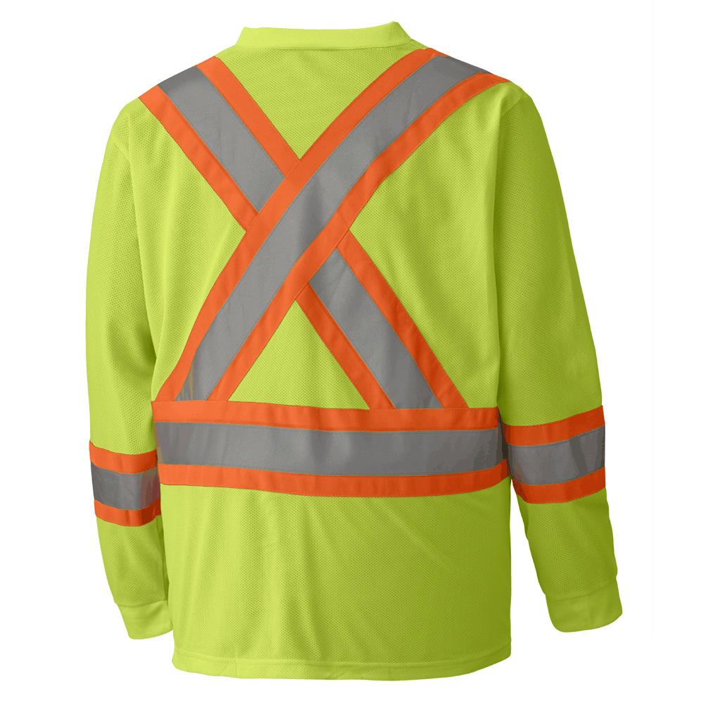 Long-Sleeved Safety Shirts - Micro Mesh