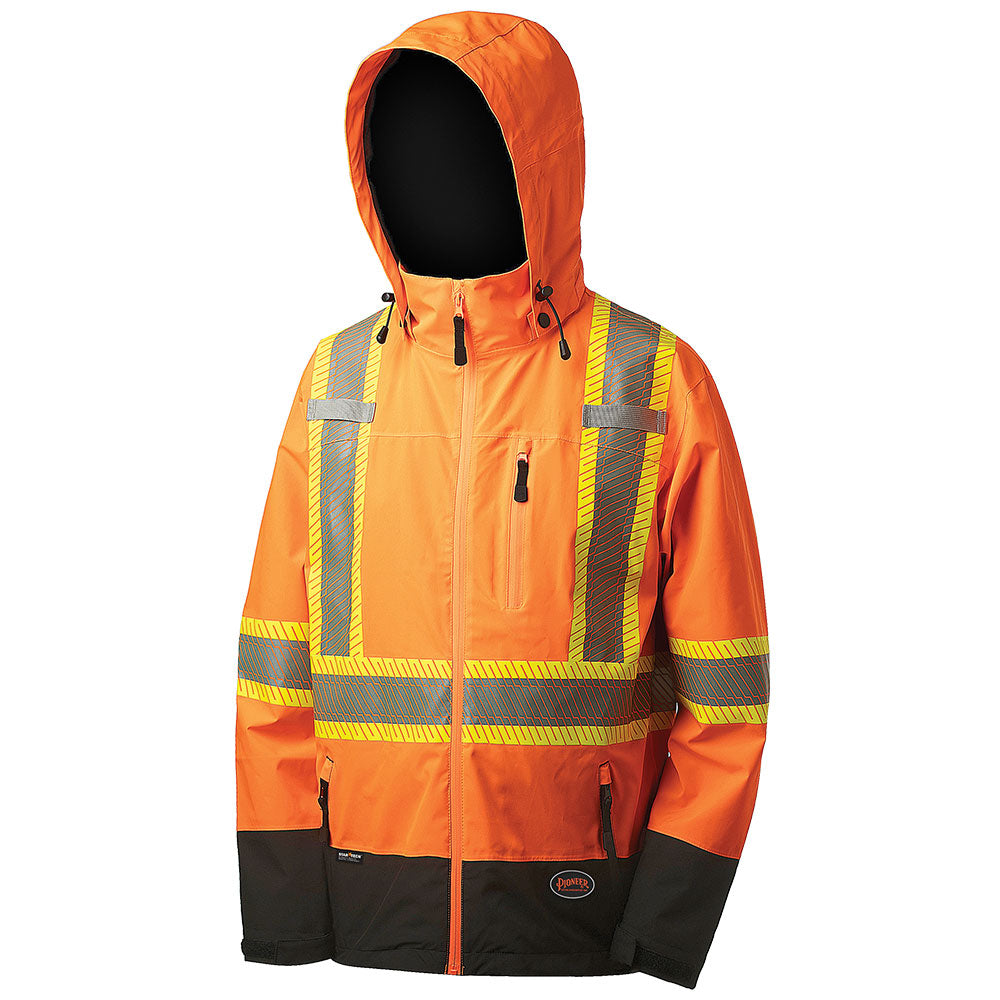 Hi-Vis Softshell Waterproof/Breathable Premium Safety Jackets