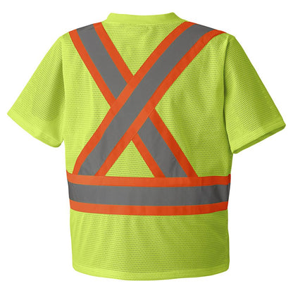 Hi-Vis Safety T-Shirts Polyester Mesh