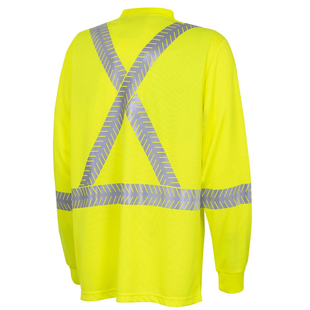 CoolPass® Hi-Vis Long-Sleeved Safety Shirts