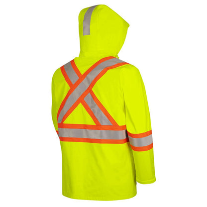 FR/Arc Rated Waterproof  Rain Jackets - Polyurethane/Cotton