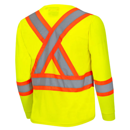 Bird's-Eye Long-Sleeved Safety Shirts