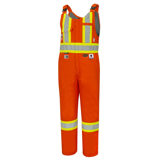 FR/Arc Rated Quilted Safety Overalls - Modacrylic Insulation