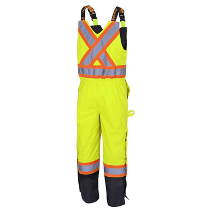 Hi-Vis Waterproof Quilted Safety Overalls