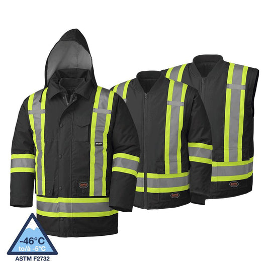 Waterproof 7-in-1 Safety Bomber Jackets