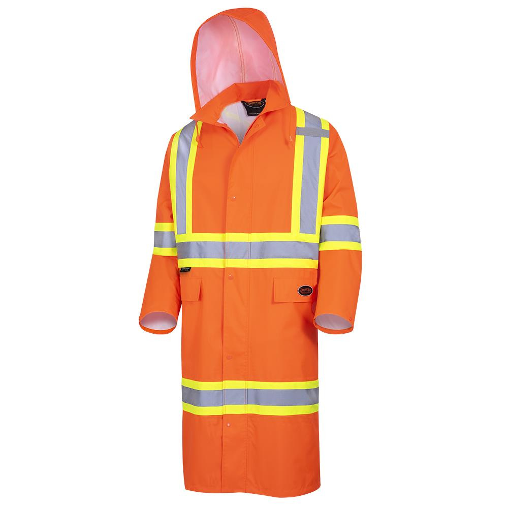 "The Rock" Hi-Vis Safety Rainwear Long Coats