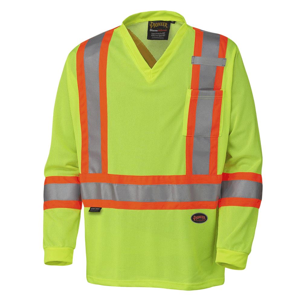 Long-Sleeved Safety Shirts - Micro Mesh