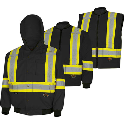 Waterproof Safety Jackets 450D Oxford Polyester