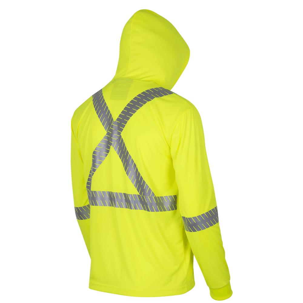 Bird's-Eye Hooded Safety Shirt