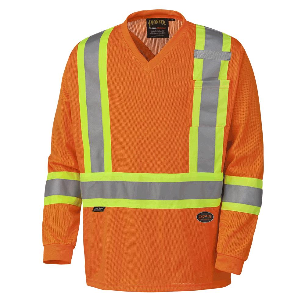 Long-Sleeved Safety Shirts - Micro Mesh