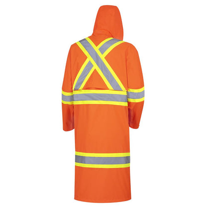 "The Rock" Hi-Vis Safety Rainwear Long Coats