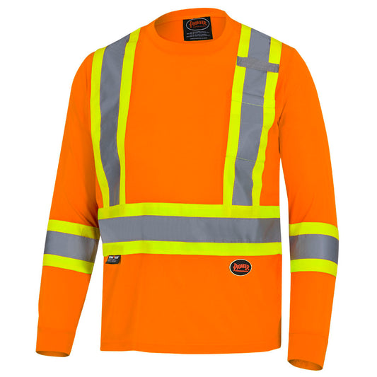 Bird's-Eye Long-Sleeved Safety Shirts