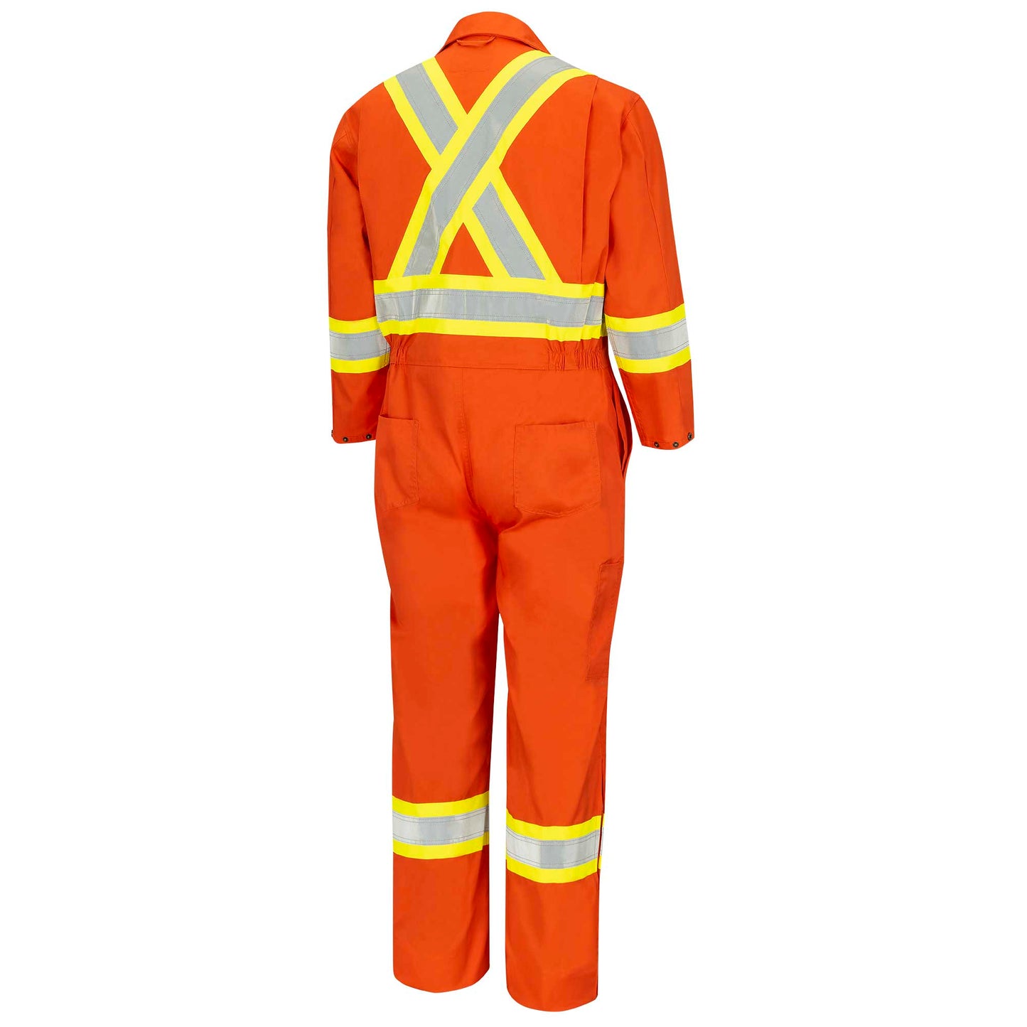 Hi-Vis Industrial Wash Safety Coveralls