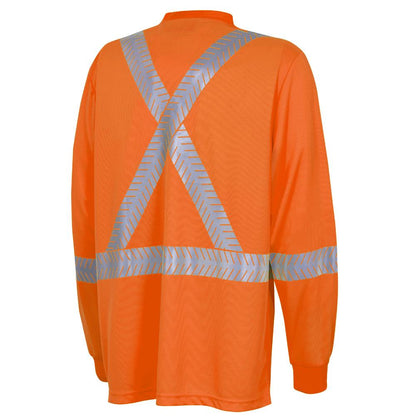 CoolPass® Hi-Vis Long-Sleeved Safety Shirts