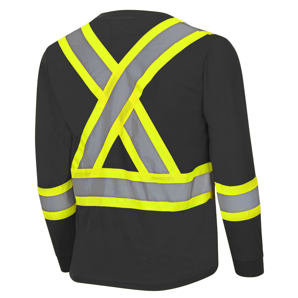 Bird's-Eye Long-Sleeved Safety Shirts