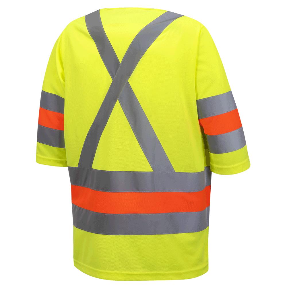 Hi-Vis Short-Sleeved Quebec Traffic Safety Shirts