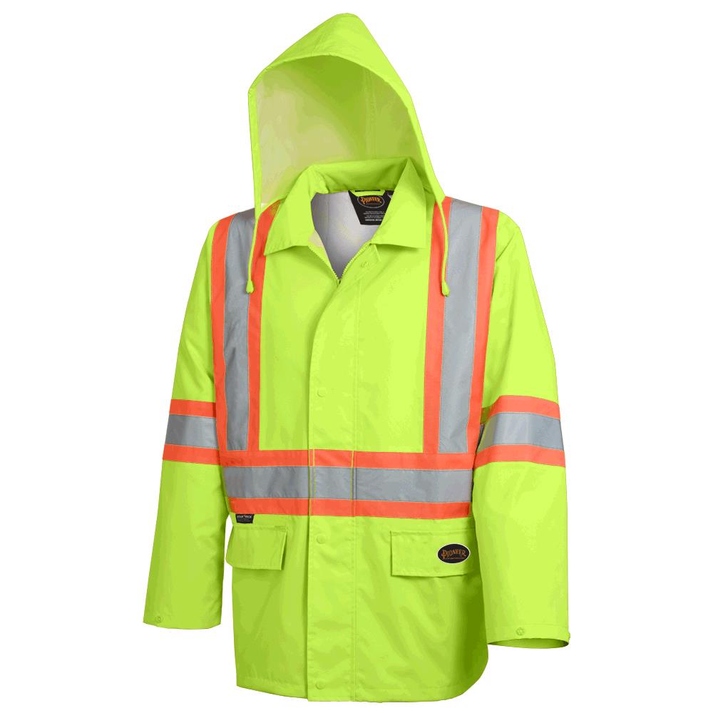 Waterproof Safety Jackets - "The Rock  " - PU Coated 300D Oxford Polyester