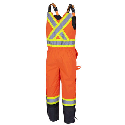 Hi-Vis Waterproof Quilted Safety Overalls