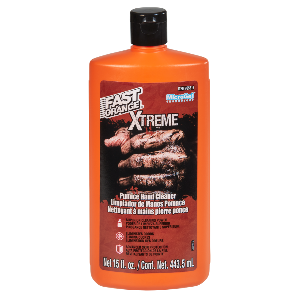 Fast Orange® Xtreme Pumice Hand Cleaner, 443mL Bottle