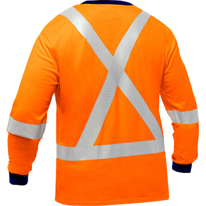 Bisley Long Sleeve Hi-Vis T-Shirt