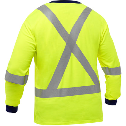 Bisley Long Sleeve Hi-Vis T-Shirt