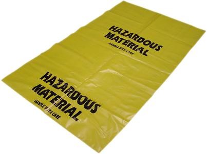 Yellow Hazardous Waste Bag 36 X 60 Case 50