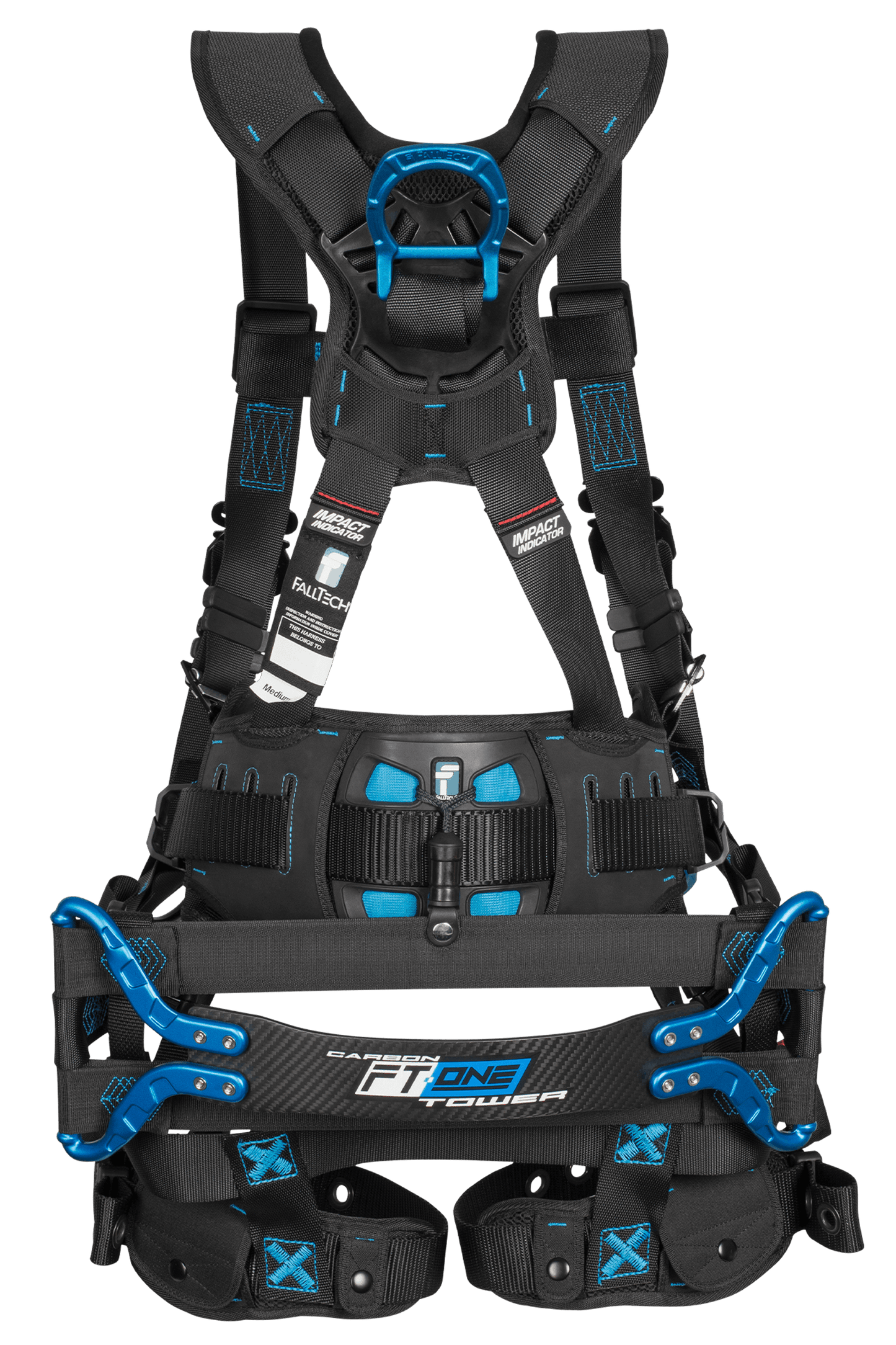 Falltech Carbon FT - One Tower Harness With Tongue Buckle Legs