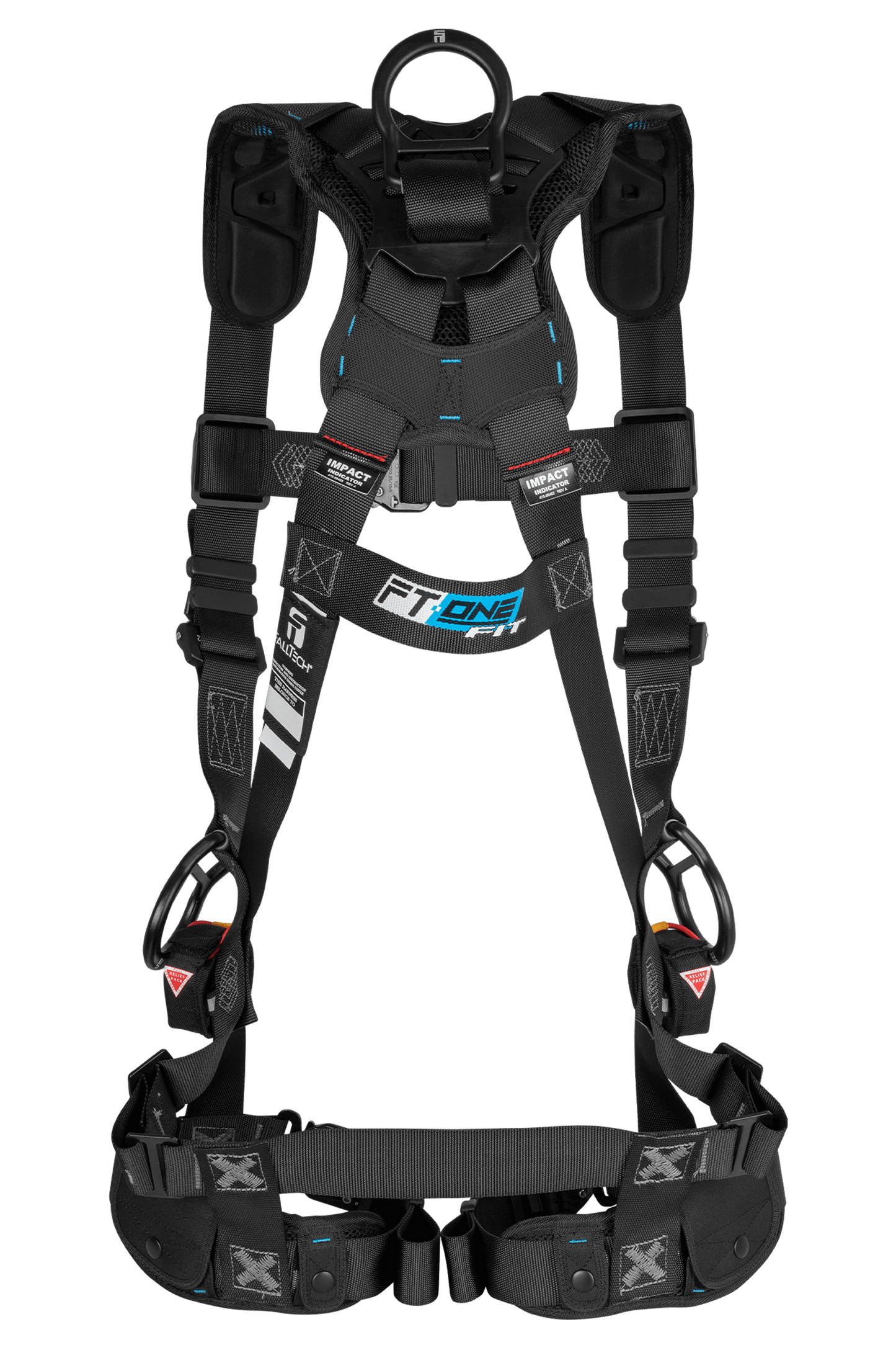 Woman's FT-ONE FIT Harness with Quick Connect Chest and Leg Straps, Side and Back D-Rings