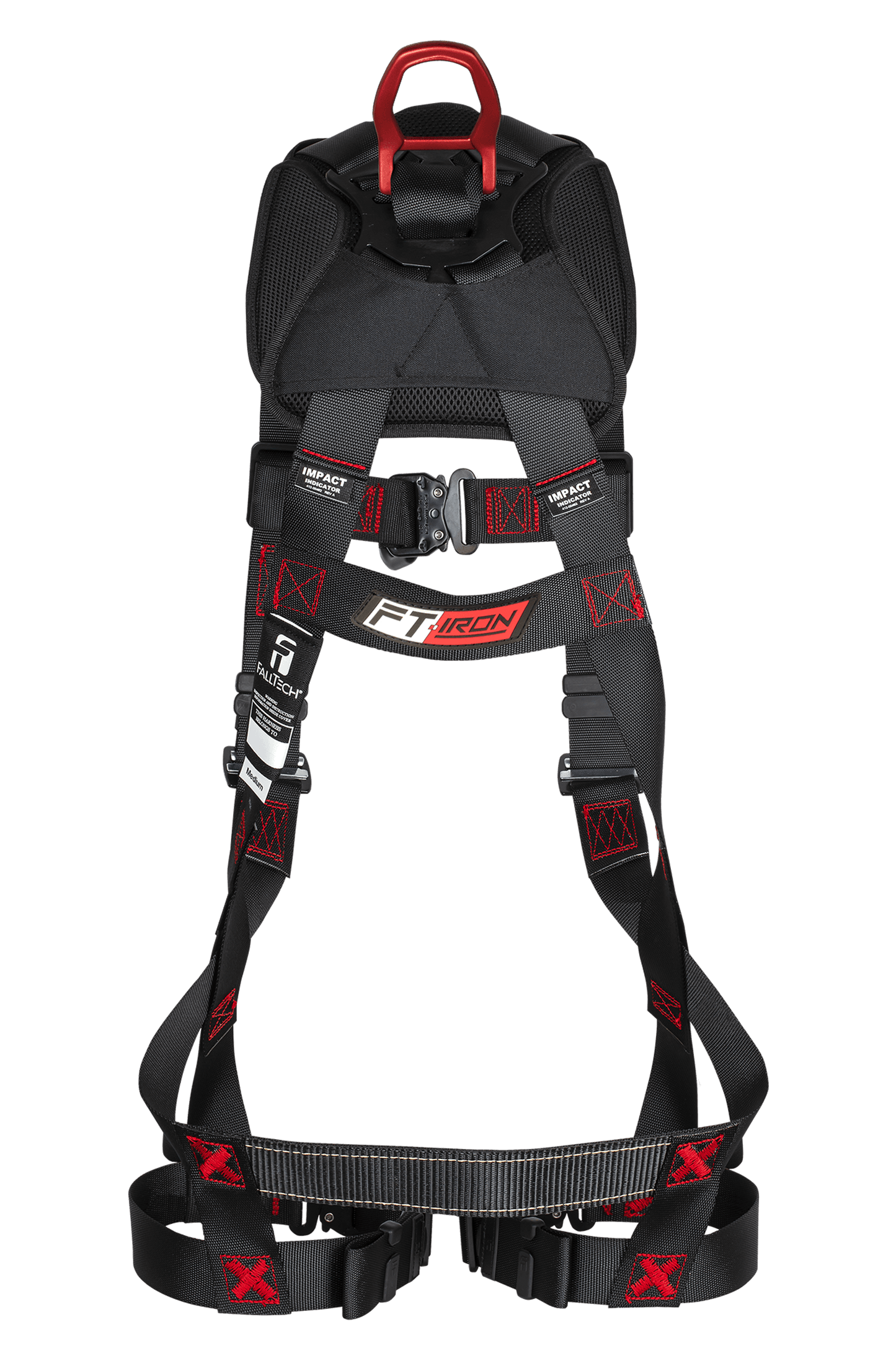 FT-Iron™ Front D Climbing Non-Belted Full Body Harness, Quick Connect Adjustments Large