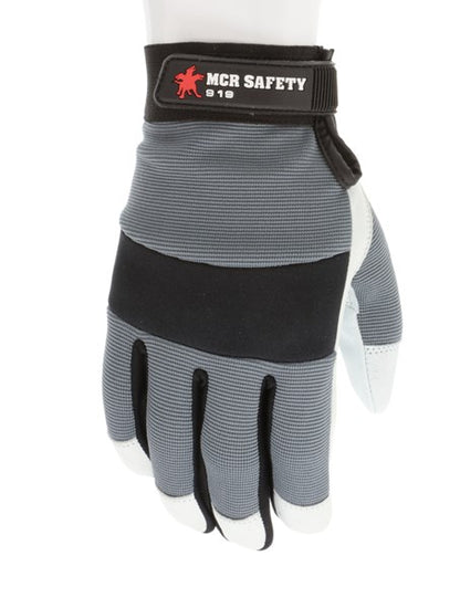 Leather Palm Mechanics Gloves - Large