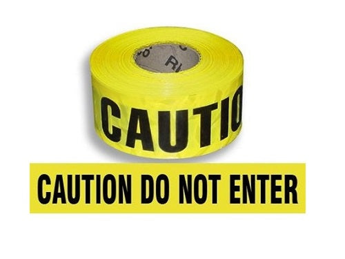 Caution Tape Do Not Enter 1000'