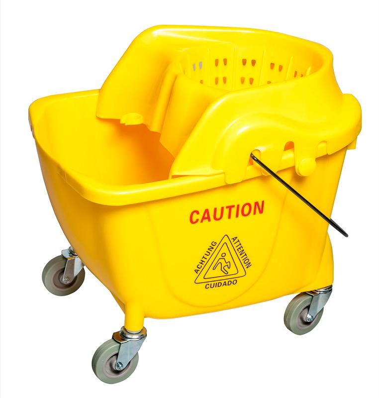 Bucket with Funnel Wringer 35 Qt