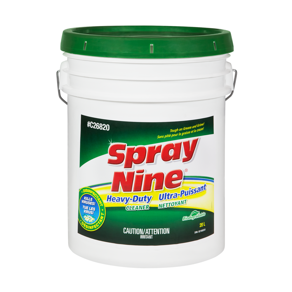 Spray Nine® Heavy-Duty Cleaner/Disinfectant, 20L Pail