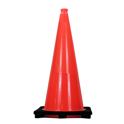 28" Traffic Cone 4" HI Collar 7 Lb