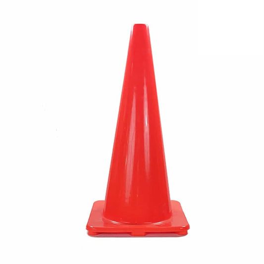 28" Solid Orange PVC Traffic Cone, 5 lbs.