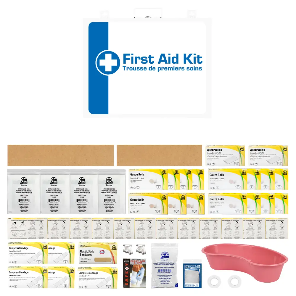 Ontario WSIB Level 2 Deluxe First Aid Kit - Metal Cabinet