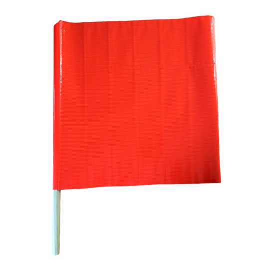 Sign Stand Flag Solid Orange 18 x 18